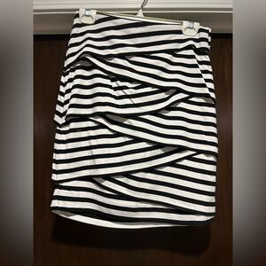 White House Black Market Striped Skirt